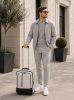 Travelite Crosslite S 2w két kerekű bővíthető kabinbőrönd natur