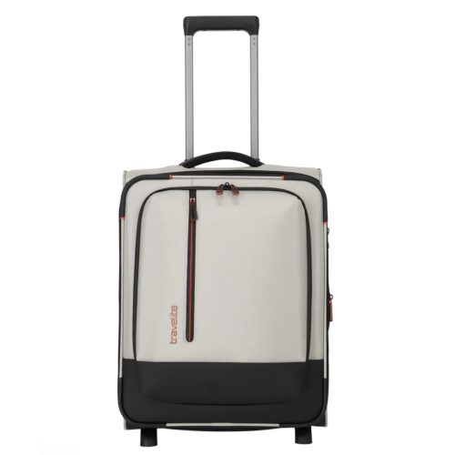 Travelite Crosslite S 2w két kerekű bővíthető kabinbőrönd natur