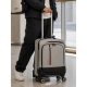 Travelite Crosslite S 4w négy kerekű kabin bőrönd natur