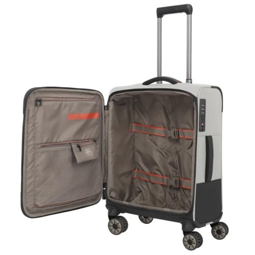 Travelite Crosslite S 4w négy kerekű kabin bőrönd natur