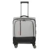 Travelite Crosslite S bővíthető kabinbőrönd natur