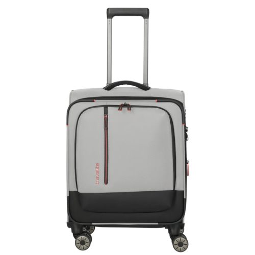 Travelite Crosslite S bővíthető kabinbőrönd natur