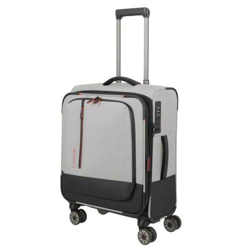 Travelite Crosslite S bővíthető kabinbőrönd natur