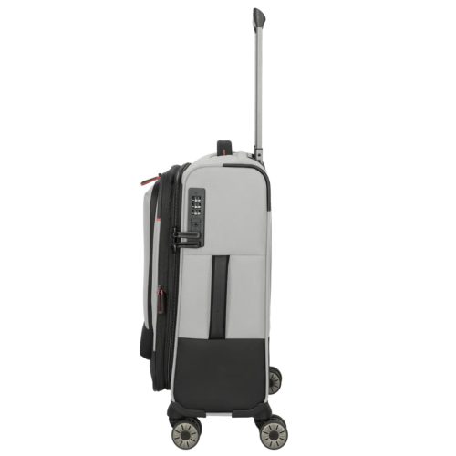 Travelite Crosslite S bővíthető kabinbőrönd natur