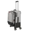 Travelite Crosslite S bővíthető kabinbőrönd natur