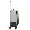 Travelite Crosslite S bővíthető kabinbőrönd natur