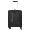 Travelite Crosslite S bővíthető kabinbőrönd fekete