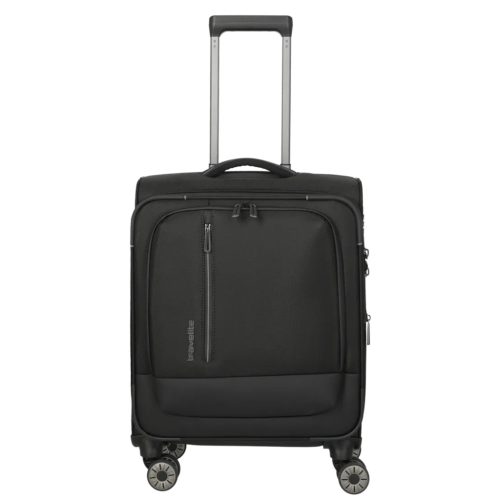 Travelite Crosslite S bővíthető kabinbőrönd fekete
