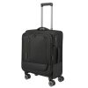 Travelite Crosslite S bővíthető kabinbőrönd fekete