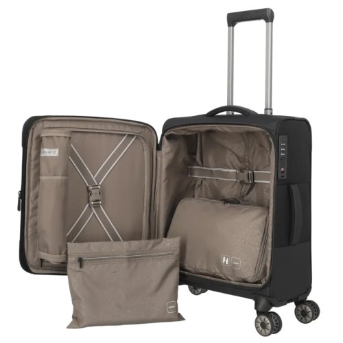 Travelite Crosslite S 4w BŐVÍTHETŐ kabinbőrönd fekete