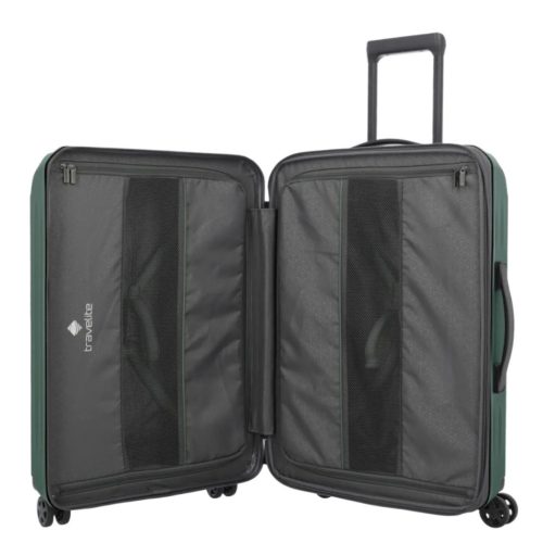 Travelite Dynamic M közepes méretű bőrönd zöld
