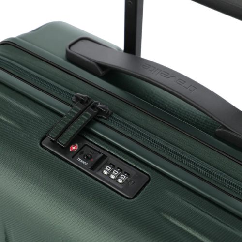Travelite Dynamic M közepes méretű bőrönd zöld
