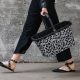 Reisenthel Carrybag frame leo nero női bevásárló kosár BK7081