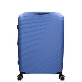 Benzi 5808 M bővíthető közepes méretű bőrönd kék