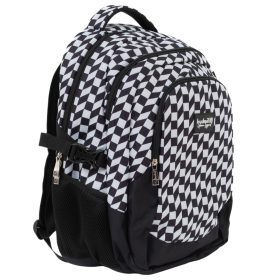 Budmil Edwin hátizsák fekete fehér 10110149/S85
