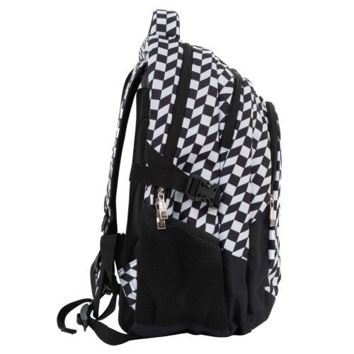 Budmil Edwin hátizsák fekete fehér 10110149/S85