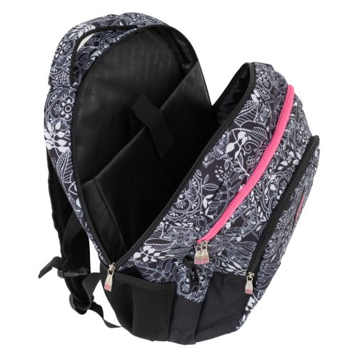 Budmil Edwin hátizsák fekete fehér virágos 10110149/S87