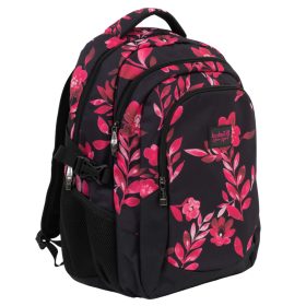 Budmil Edwin hátizsák fekete pink virágos 10110149/S89