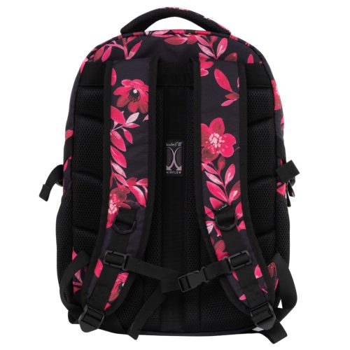 Budmil Edwin hátizsák fekete pink virágos 10110149/S89