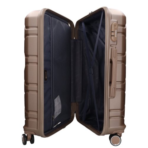 Benzi 5807 L nagy méretű bőrönd bronz