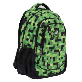 Budmil iskolatáska zöld minecraft 10110188/S55