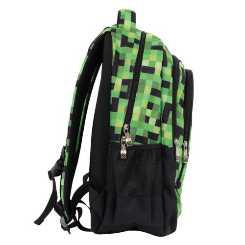 Budmil iskolatáska zöld minecraft 10110188/S55