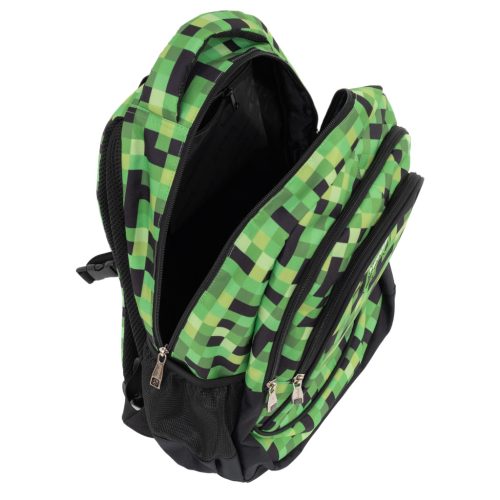 Budmil iskolatáska zöld minecraft 10110188/S55