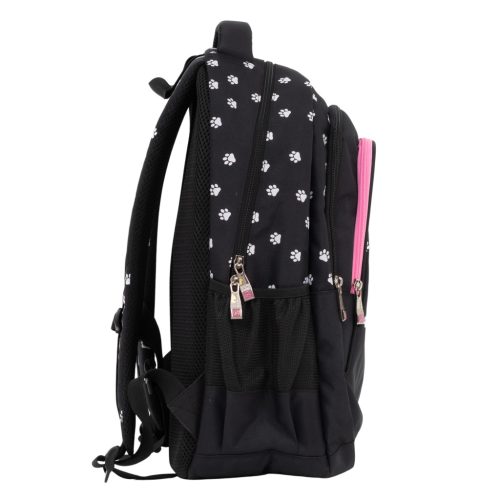 Budmil iskolatáska fekete cicás 10110188/S56