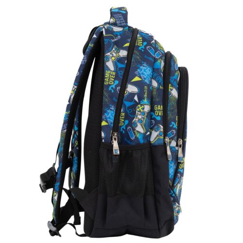 Budmil iskolatáska kék gamer 10110188/S54