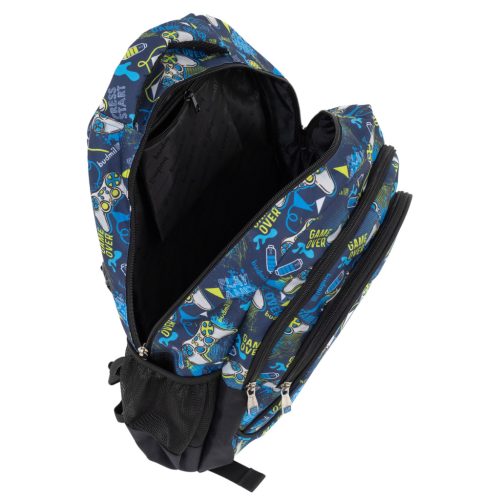 Budmil iskolatáska kék gamer 10110188/S54