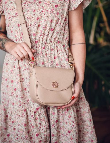 Vuch Carine Beige kis crossbody kézitáska