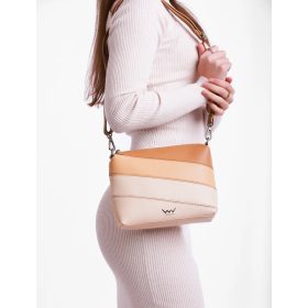 Vuch Coalie Striped Beige steppelt crossbody táska