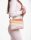 Vuch Coalie Striped Beige steppelt crossbody táska