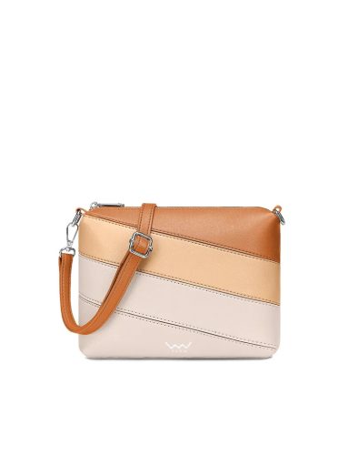 Vuch Coalie Striped Beige steppelt crossbody táska