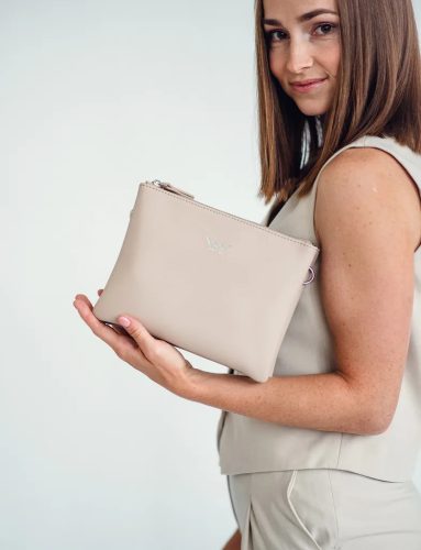 Vuch Anna Creme cipzáras crossbody táska