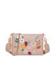 Vuch Lylann Flowers Beige mini virágos válltáska