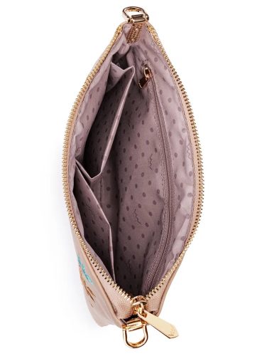 Vuch Lylann Flowers Beige mini virágos válltáska