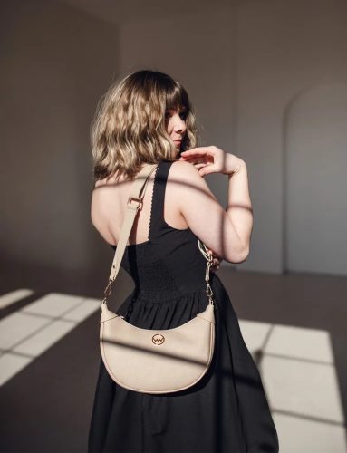 Vuch Nessa Beige elegáns crossbody táska