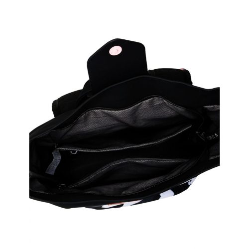 Vuch Dammit Flowers White tágas hátizsák megerősített háttal