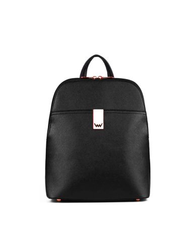 Vuch Filipa fekete cipzáras városi hátizsák