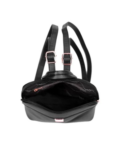 Vuch Filipa fekete cipzáras városi hátizsák