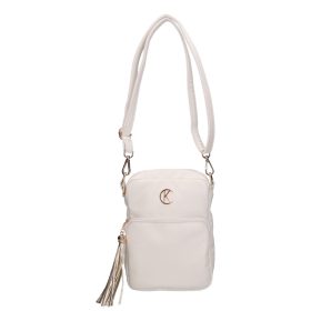 Karen 2503 fehér rostbőr női táska