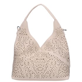 Hernan Bag H365 bézs shopper táska és kis táska egyben