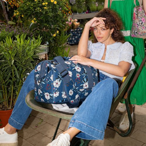 Reisenthel Allrounder L garden blue MT4104 utazótáska,9
