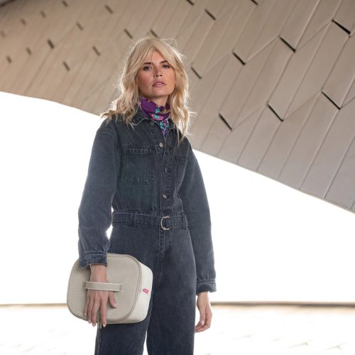 Reisenthel Coolerbag M pocket twist silver LF7052 hűtőtáska