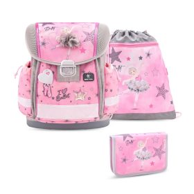 Belmil Ballet Light Pink elsős iskolatáska szett