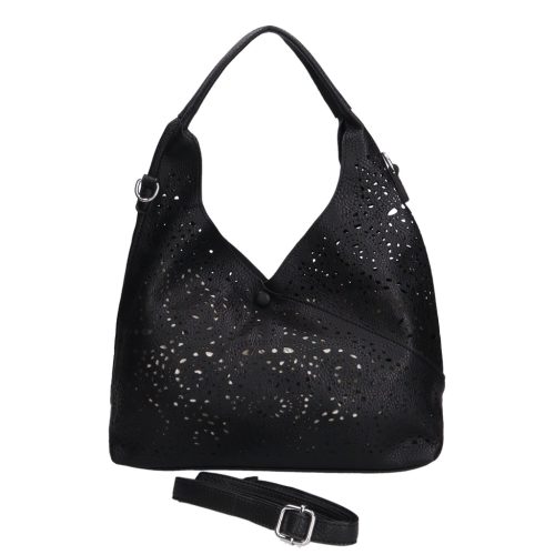 Hernan Bag H365 fekete shopper táska és kis táska egyben