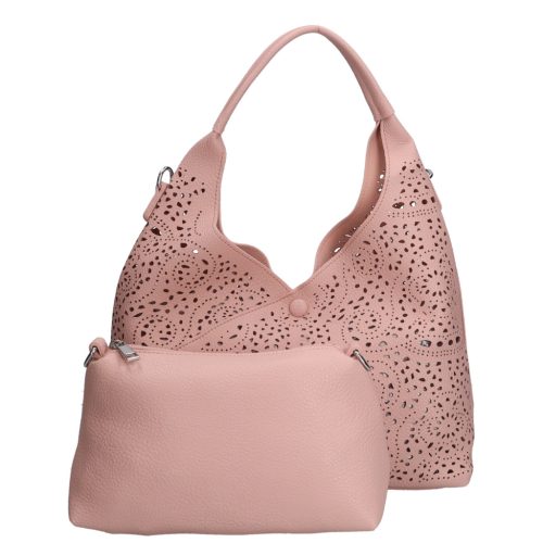 Hernan Bag H365 púder shopper táska és kis táska egyben