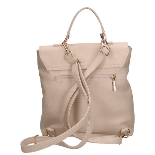 Chiara rostbőr táska E 6017-G bézs arany cipp