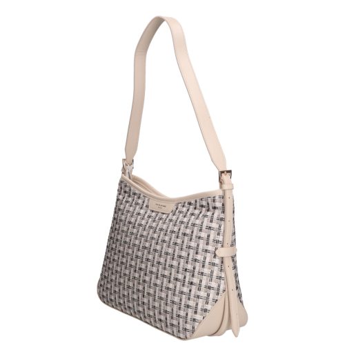 David Jones CM7605 bézs fekete női válltáska